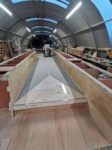Tapered bespoke concrete mould for architectural precast
