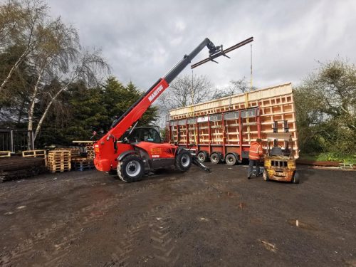 Heavy-duty precast concrete moulds installation on site