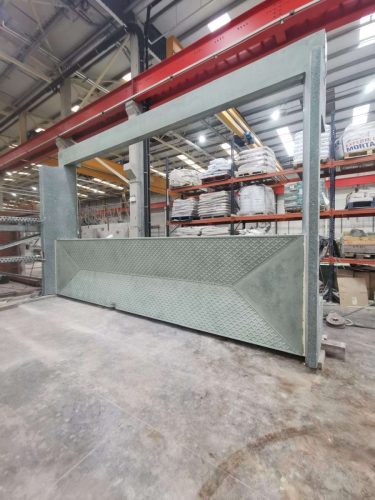 Finished bespoke concrete mould ready for precast use